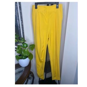 New York & Company’s Yellow Straight Leg Business Casual Pants